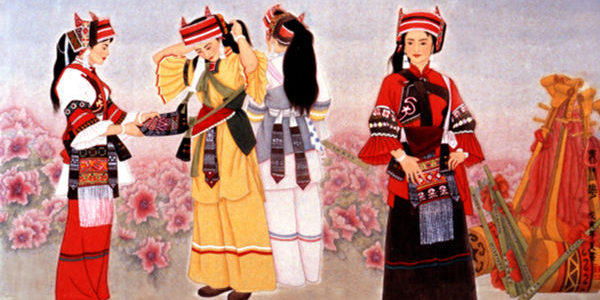 Artworks of Cao Lan on the life of Sani